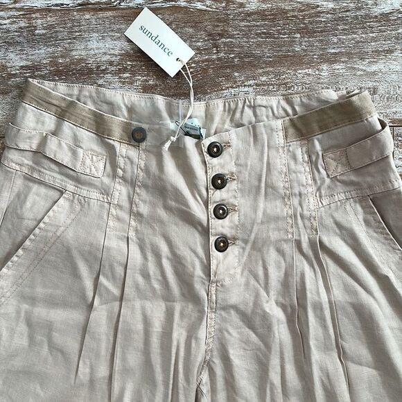 NWT Sundance Wide Legged Cropped Pants Size 14 - Picture 3 of 7